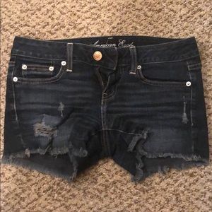 Frayed Denim shorts